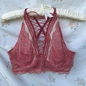 Victoria’s Secret Very Sexy High Neck Lace Up Bra